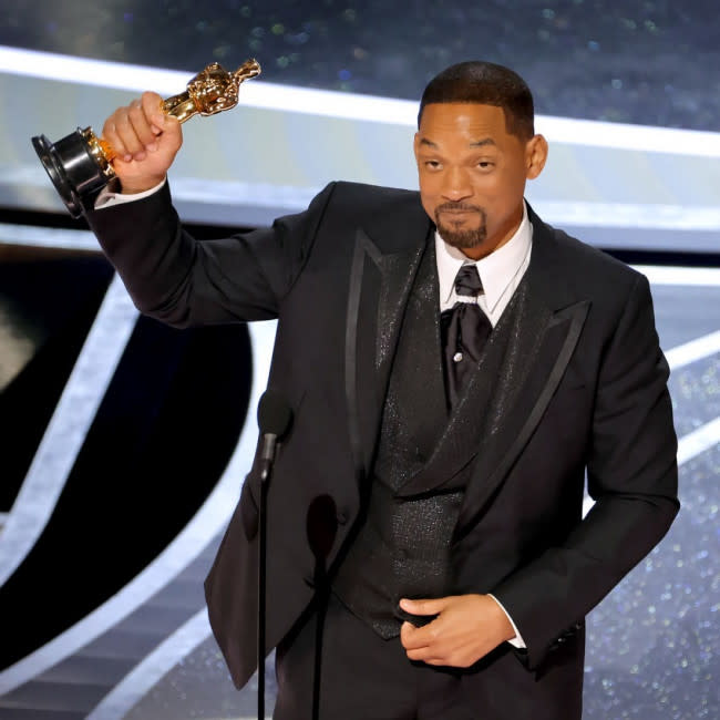 Will Smith en la pasada gala de los Óscar credit:Bang Showbiz