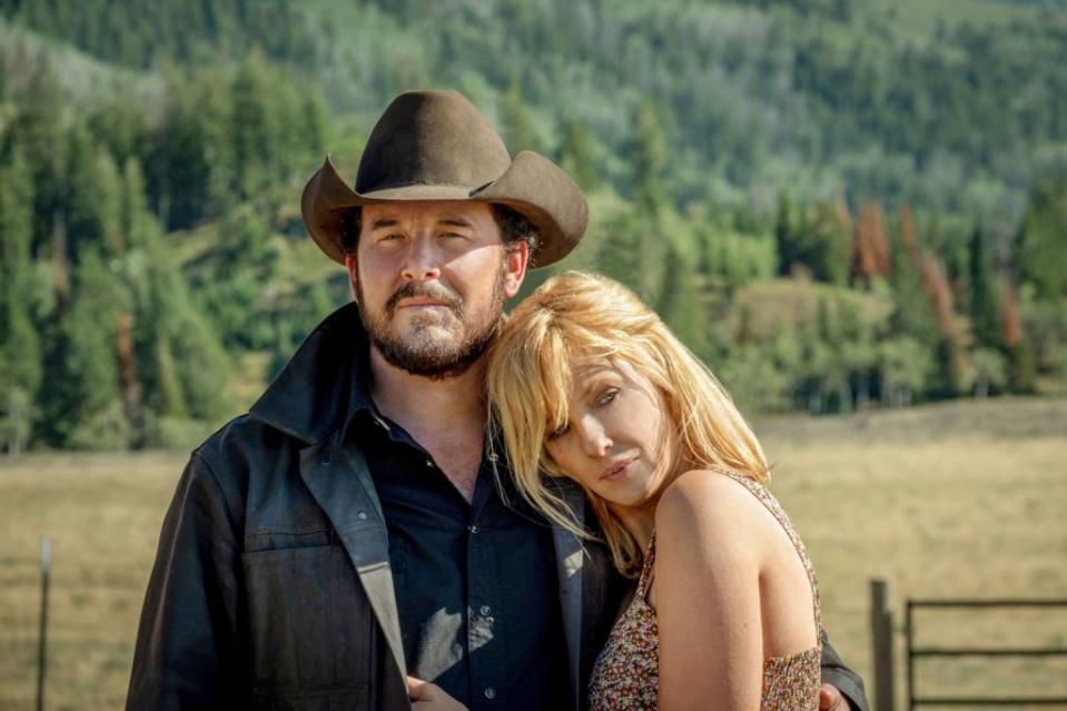 Rip and Beth in “Yellowstone.” Danno Nell/Paramount/Kobal/Shutterstock