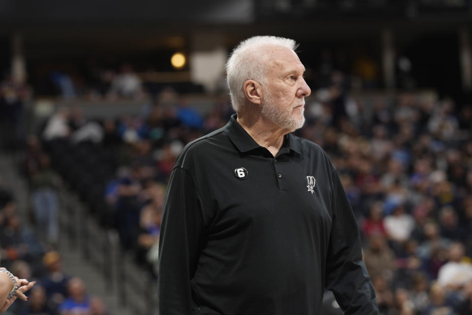 San Antonio Spurs head coach Gregg Popovich
