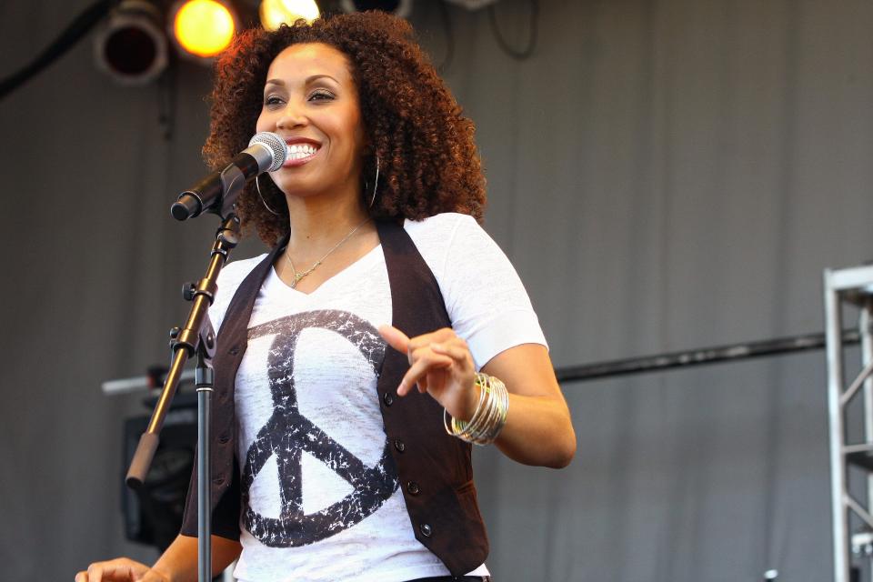 Country singer Rissi Palmer performs during the 18th annual Chicago Country Music Festival at Soldier Field Parkland in Chicago, Illinois on October 12, 2008.  (Photo By Raymond Boyd/Michael Ochs Archives/Getty Images)