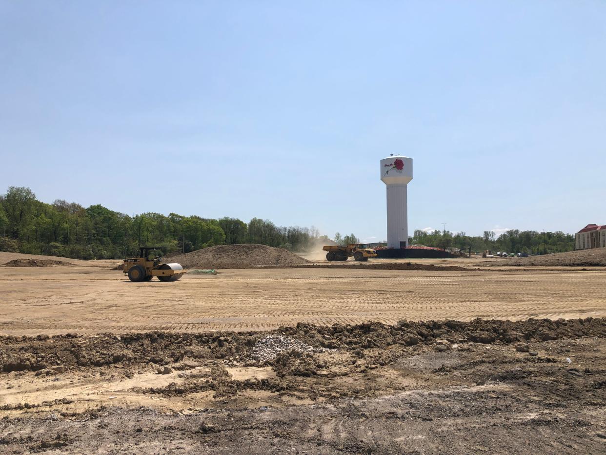 The former Carnation City Mall property in Alliance, as shown here on May 9, 2023, will become a new retail plaza anchored by Meijer. The superstore chain is expecting to open by mid- to late-2024.