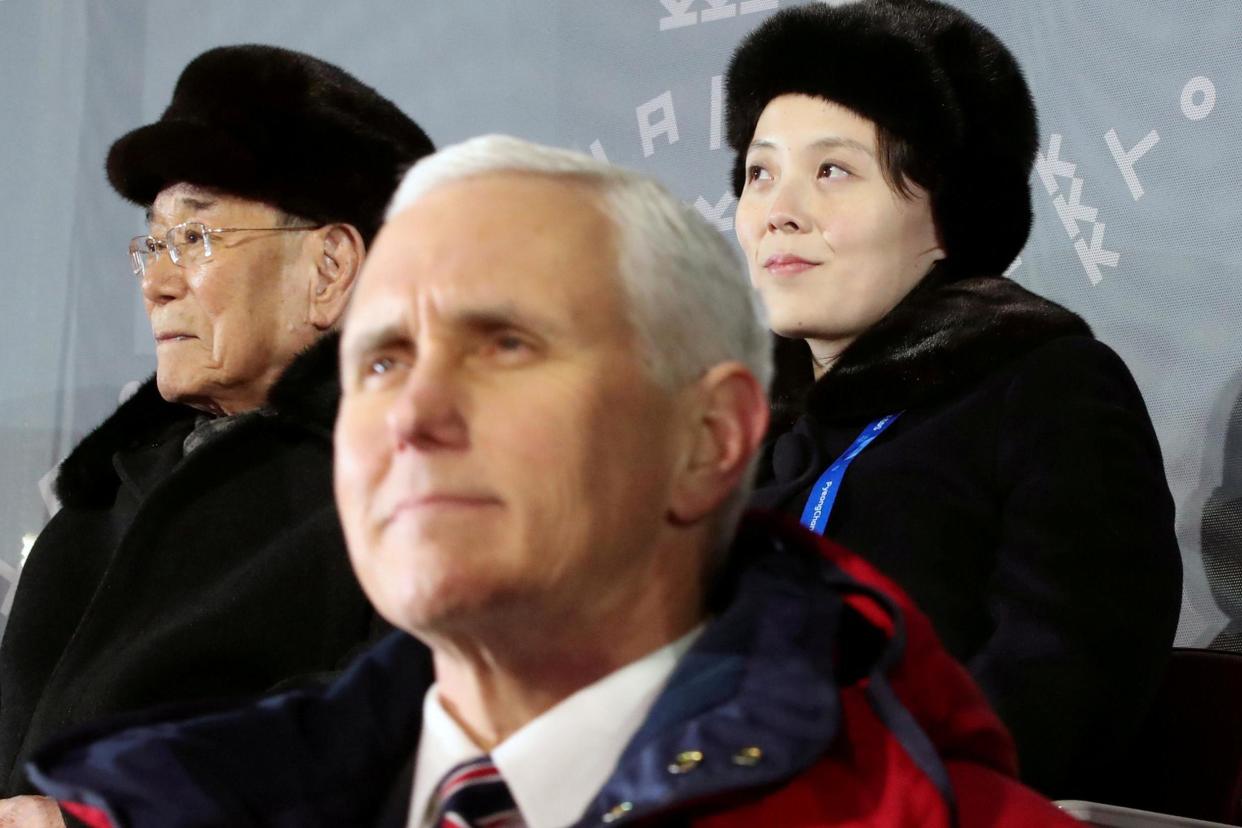 Vice President Mike Pence attended the Pyeongchang games opening ceremony: REUTERS