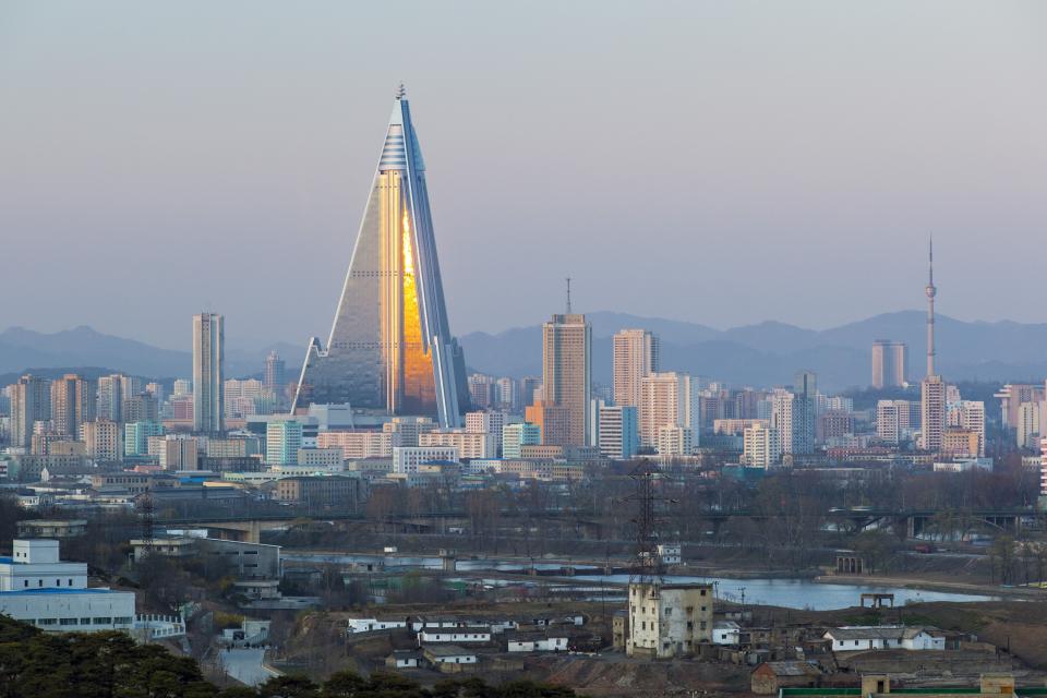 No matter that North Korea's Ryugyong Hotel is, after three decades, still under construction, we can already tell this skyscraper won't be the most beautiful on the planet. Designed by Baikdoosan Architects & Engineers, the 1,083-foot-tall structure has continuously remained vacant.