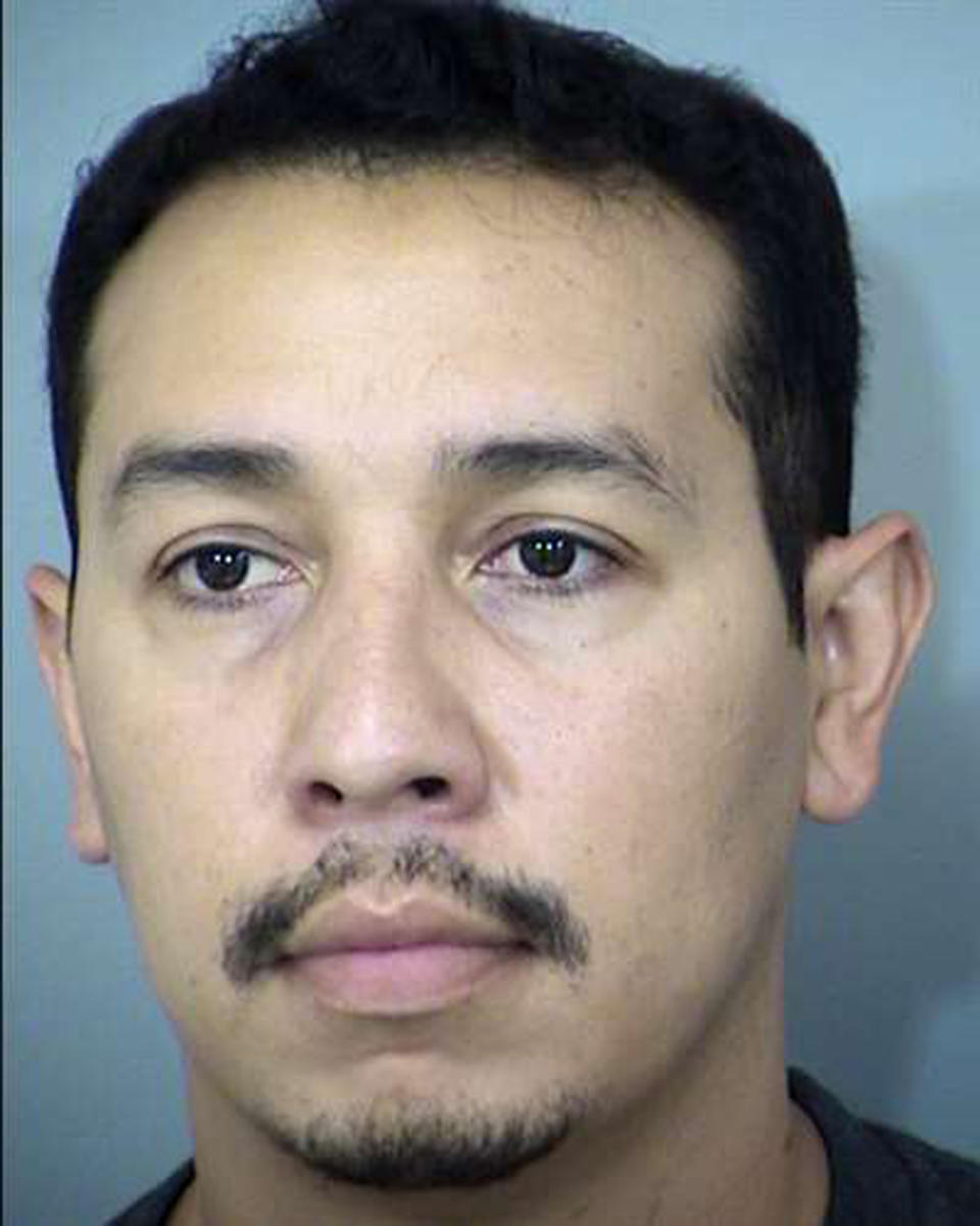 In this undated photo released by the Maricopa County Sheriff's Office shows Arizona State Sen. Tony Navarrete. Sen. Navarrete has been arrested on suspicion of charges accusing him of sexual conduct with a minor, police said Friday, Aug. 6, 2021. (Maricopa County Sheriff's Office via AP)