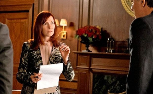 Carrie Preston as Elsbeth Tascioni in "The Good Wife" and "The Good Fight"<p>CBS/Paramount Plus</p>