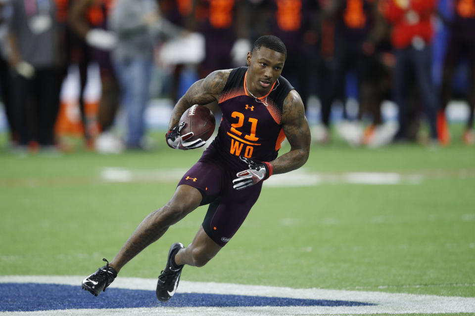 Chiefs rookie Mecole Hardman surprised his mom with a new home, fulfilling a dream he's had since he was a child. (Getty Images)