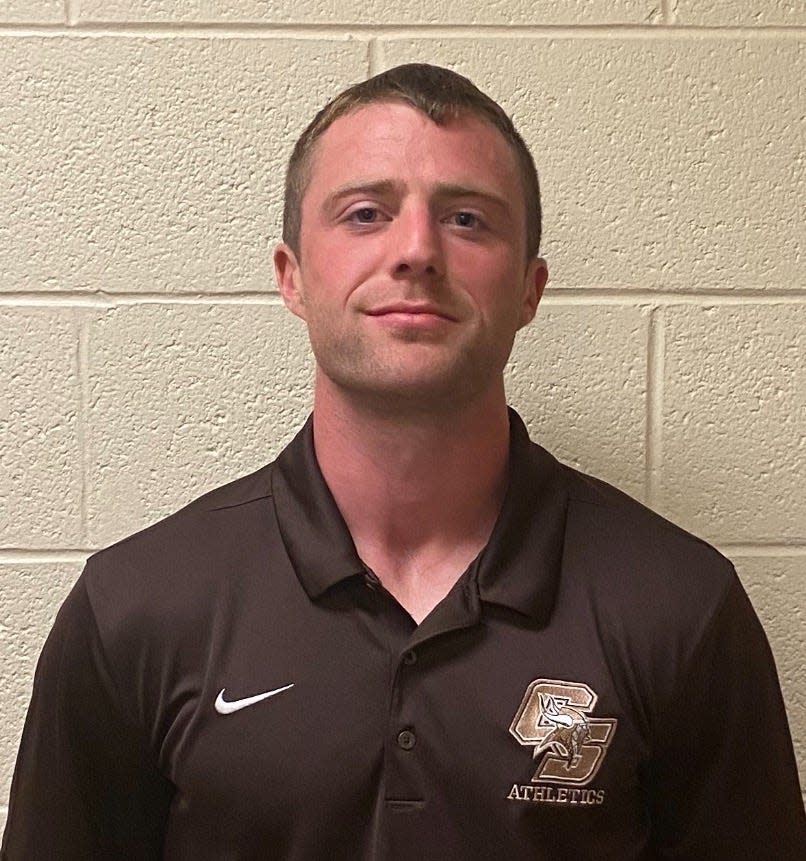 Pat McGuinness, a 28-year-old former all-state player at Albertus Magnus, was named the new boys basketball coach at Clarkstown South High School.