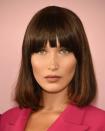 <p>Bella Hadid officially made the fringe high fashion at last night's CFDA awards. Styled by celeb hair guru Jen Atkin, Bella's faux fringe came courtesy of Beauty Works clip in extensions. </p><p>Recreate Bella's super smooth look by keeping your hair in good condition with a weekly hair mask. </p>