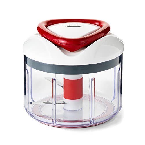 Oster 3-Cup Mini Food Chopper with Tempered Glass Bowl 