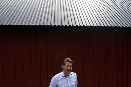 Goran Larsson, 56, owner and manager of the Bergby Gard hotel and conference centre, which houses asylum seekers, poses for a photograph north of Stockholm June 6, 2014. REUTERS/Cathal McNaughton