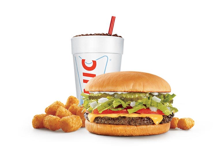 Sonic Drive-In has half-price cheeseburgers every Tuesday after 4 p.m. when you order online or in the app.