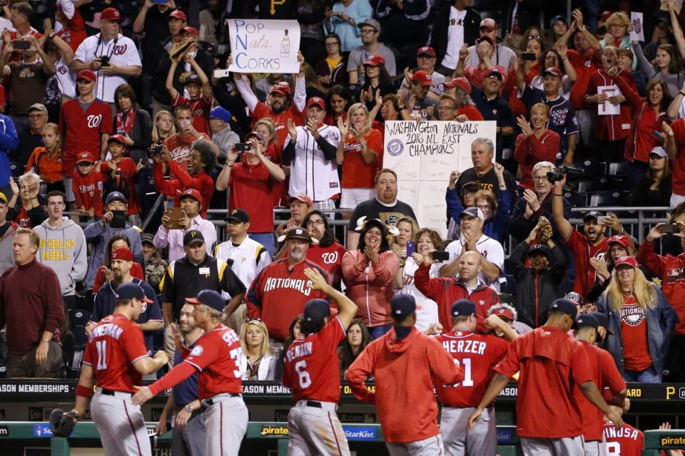 Nats fans are waiting for the team to deliver on its postseason potential. (AP)