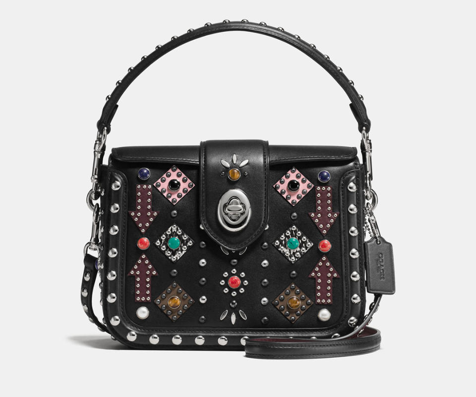 ALL over western rivets page crossbody