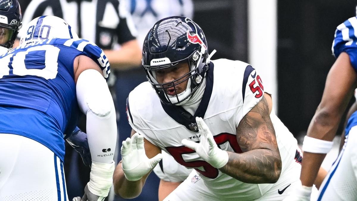 Texans RT Tytus Howard (hand) out indefinitely