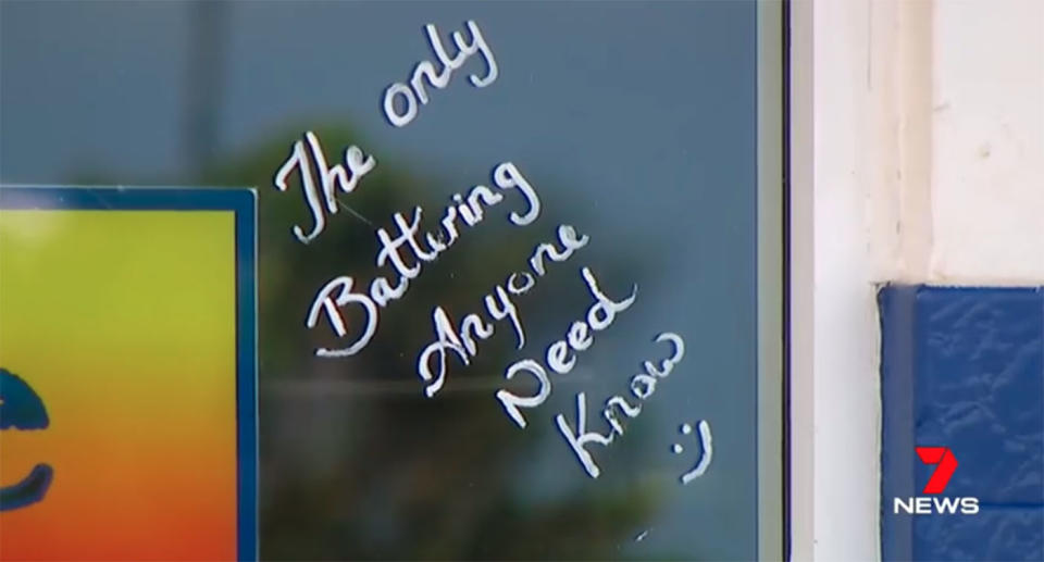 Queensland Innisfail woman Carolyn Kerr called fish and chip shop The Battered Wife to make a stand against domestic violence.