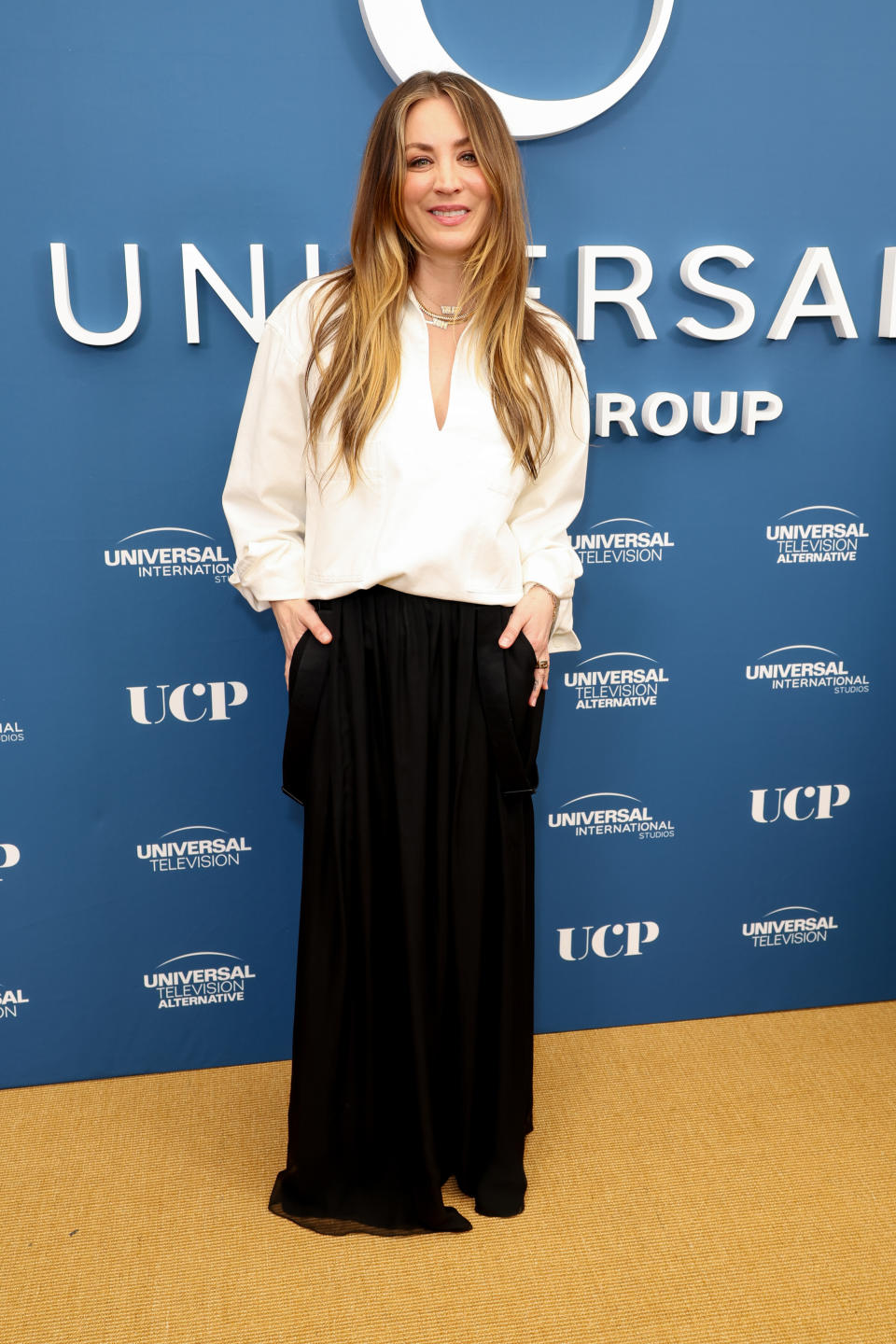 Kaley Cuoco at the NBC Universal Emmys Press Luncheon held at Casa Madera West Hollywood on April 23, 2024 in West Hollywood, California. (Photo by JC Olivera/Variety via Getty Images)