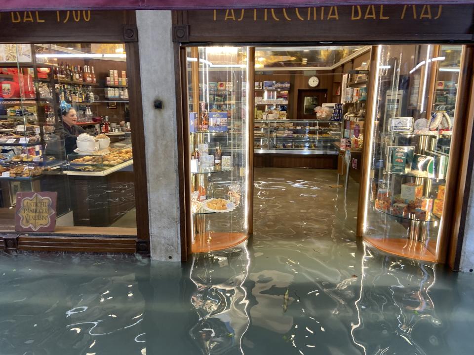 General views in Venice the days after one of the highest tide since 1966 on November 15, 2019 in Venice, Italy. (Photo by Vittorio Zunino Celotto/Getty Images)