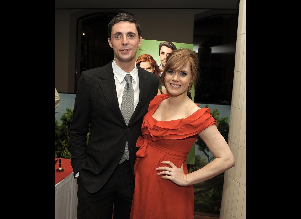 In this <a href="http://www.youtube.com/watch?v=FVCbuLgF4xg" target="_hplink">adorable wedding speech</a>, Anna Brady (Amy Adams) and Declan O'Callaghan (Matthew Goode) watch the bride tell the groom, "May you never steal, lie, or cheat. But if you must steal, then steal away one's sorrow. And if you must lie,﻿ lie with me all the nights of my life. And if you must cheat, then please cheat death because I couldn't live a day without you."