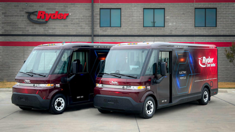 Ryder System Inc. is purchasing 4,000 electric vans from BrightDrop, a General Motors subsidiary, through 2025. (Photo: Ryder System Inc.)