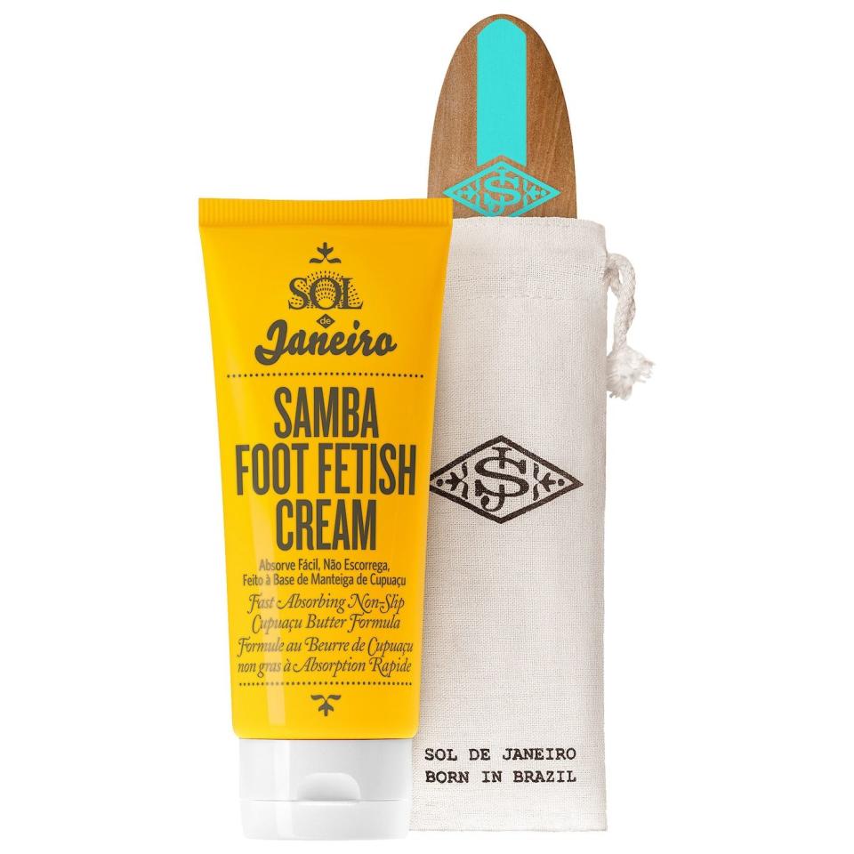 <p><a href="https://go.redirectingat.com?id=74968X1596630&url=https%3A%2F%2Fwww.sephora.com%2Fproduct%2Fsamba-2-step-foot-fetish-care-P406081&sref=https%3A%2F%2Fwww.townandcountrymag.com%2Fstyle%2Fbeauty-products%2Fg46001924%2Fbest-foot-cream%2F" rel="nofollow noopener" target="_blank" data-ylk="slk:Shop Now;elm:context_link;itc:0;sec:content-canvas" class="link ">Shop Now</a></p><p>Samba 2-Step Foot Fetish Care</p><p>sephora.com</p><p>$27.00</p>