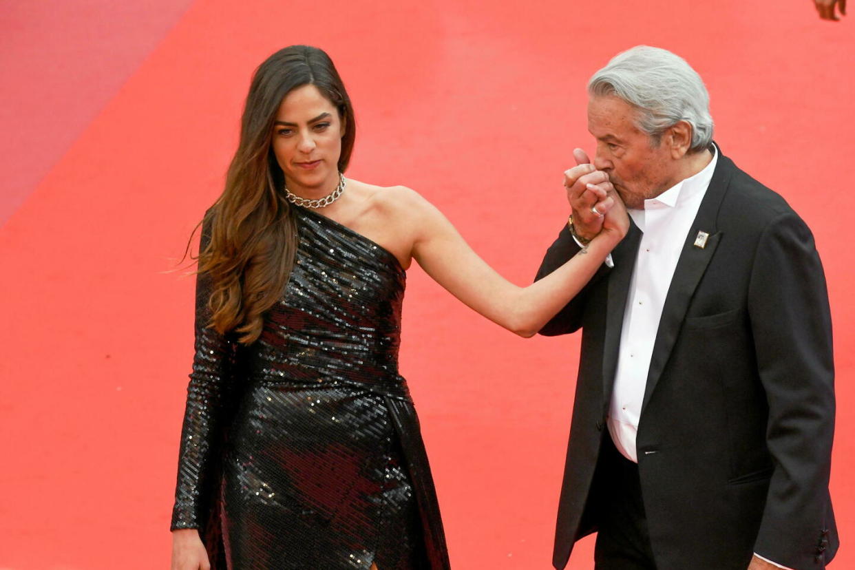 Anouchka et Alain Delon au 72e Festival International du Film de Cannes.  - Credit:Serge Arnal / Starface