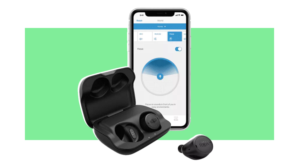 Nuheara's aids can connect with Bluetooth for enhanced accessibility.