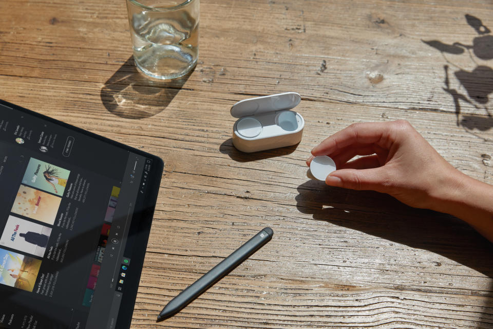 Microsoft Surface earbuds. PHOTO: Microsoft