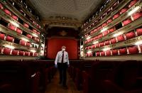 FILE PHOTO: Italy's La Scala opera house reopens to the public for the first time since the coronavirus disease (COVID-19) outbreak, in Milan