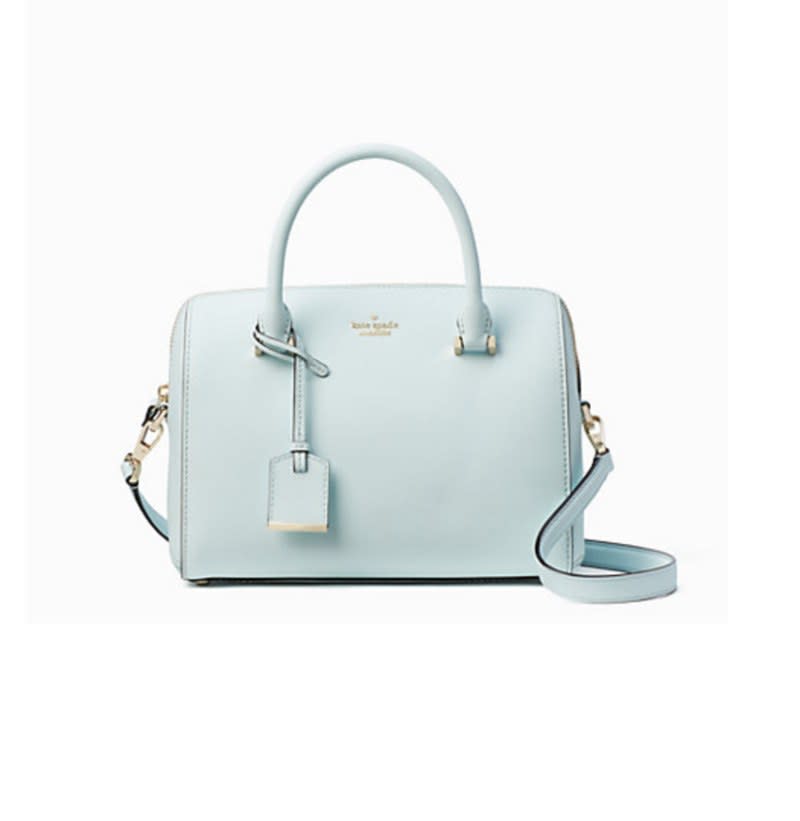 <p>This timeless bag will go with everything in your mom's arsenal, plus the eggshell-blue color couldn't be more on-point for spring.</p><p><em>Kate Spade Cameron Street Large Lane, $278. <a rel="nofollow noopener" href="https://www.katespade.com/products/cameron-street-large-lane/PXRU7511.html?cgid=ks-gifts-mom-view-all&dwvar_PXRU7511_color=463&mbid=synd_yahooentertainment#cm_sp=home040317-_-home-_-mothersdaygg&start=4&cgid=ks-gifts-mom-view-all" target="_blank" data-ylk="slk:katespade.com;elm:context_link;itc:0;sec:content-canvas" class="link ">katespade.com</a>.</em></p>