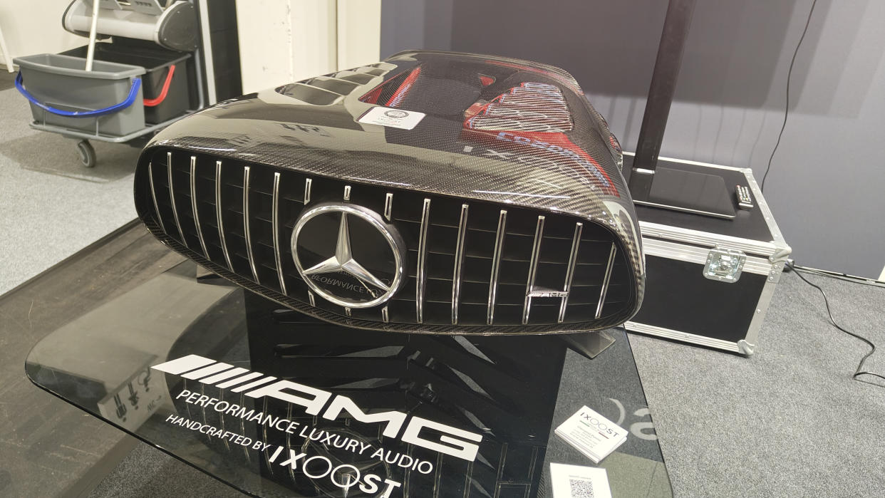  IWoost Mercedes AMG Mercedes grille speaker. 