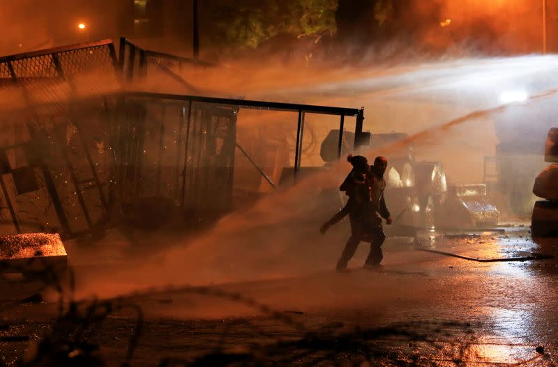 Protest against the newly formed government in Beirut