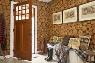 <p>Faux bois, the French term for "false wood," lets you live among the trees, no matter where in the world you may be. Go for a wallpaper with a realistic look and feel to mimic a real-life log cabin.<br></p>