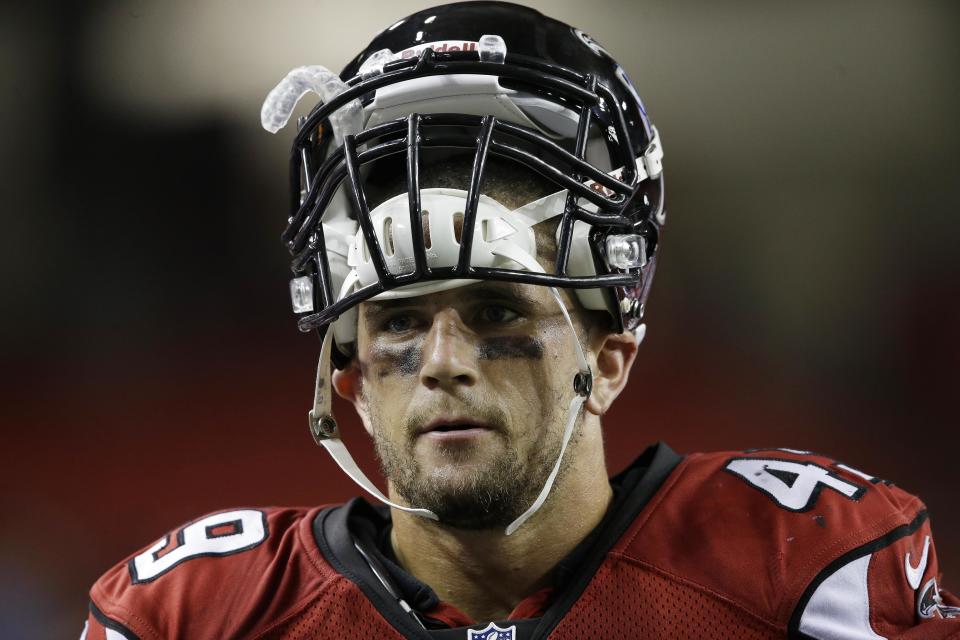 Paul Worrilow as a Falcons rookie in 2013.