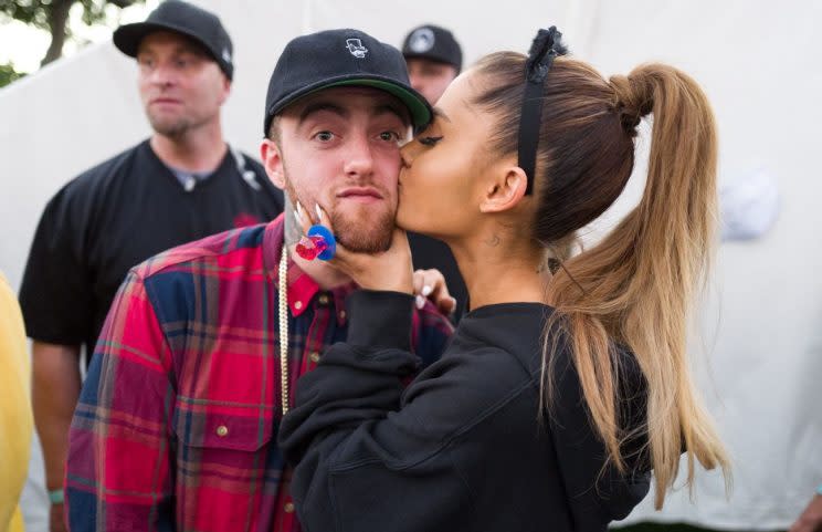 Ari was with her boyfriend, Mac Miller, at the time.