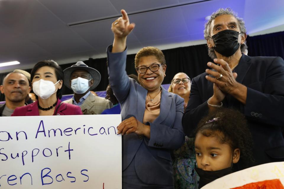 Rep. Karen Bass, one of the candidates for Los Angeles mayor.