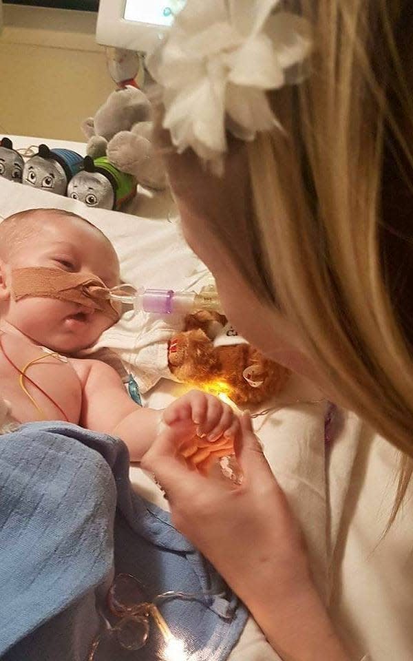 Connie Yates with Charlie Gard - Credit:  