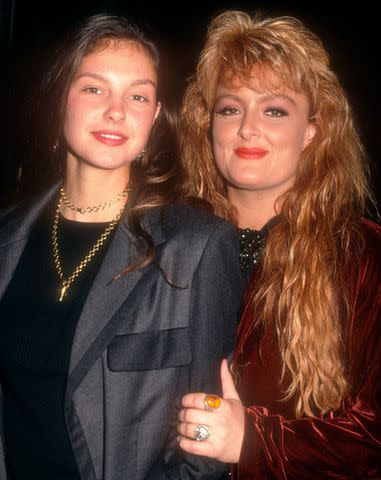<p>Ron Davis/Getty</p> Ashley Judd and Wynonna Judd pose for a portrait circa November, 1991 in Los Angeles, California.