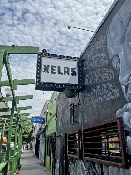 Xelas in Boyle Heights, photographed on Tuesday Aug. 8, 2023, will close Aug. 27, 2023. Xelas is a comida Xicana bar with a menu that bridges Los Angeles street food, Cordon Bleu training and abuelita's kitchen with a wide selection of beer and drinks, according to their website.