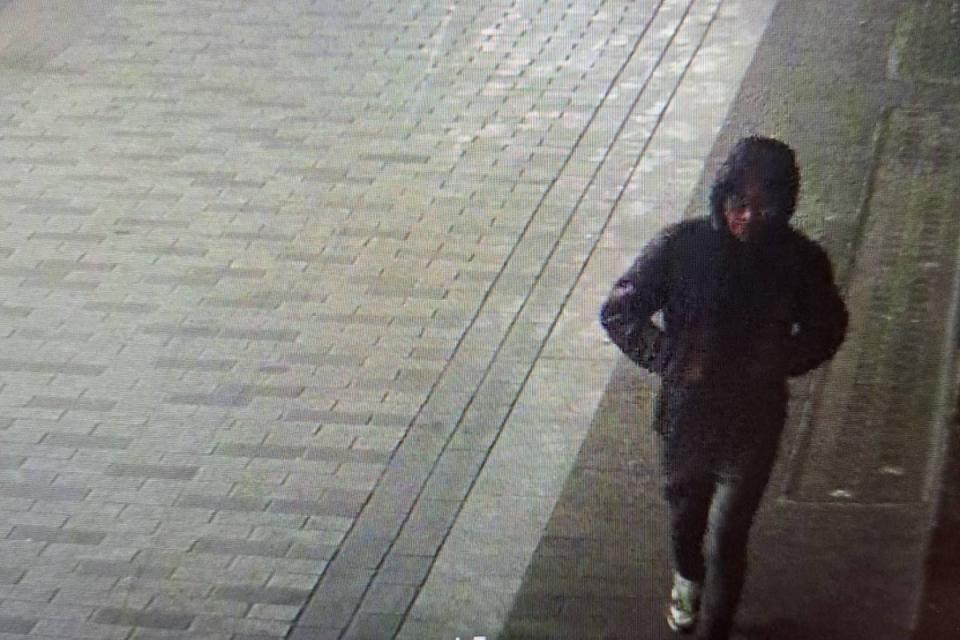 A still from CCTV footage of Abdul Ezedi on Upper Thames Street (Metropolitan Police/PA) (PA Media)