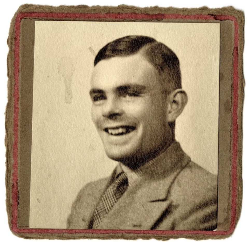 Alan Turing's 1936 passport photo, one of the items taken from the Sherborne School in England in 1984 and recently found in a Colorado woman's possession. / Credit: Sherborne School