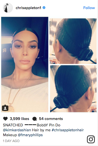 Kim Kardashian Wore a Headband Made of Bobby Pins