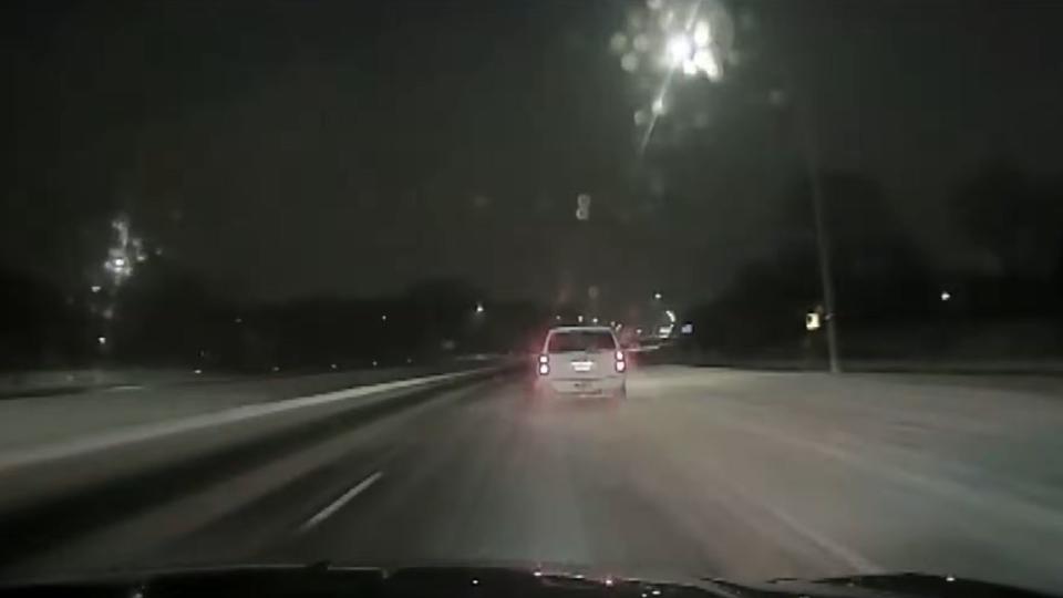 Watch Police Chase A Suspect Fleeing Through A Blizzard