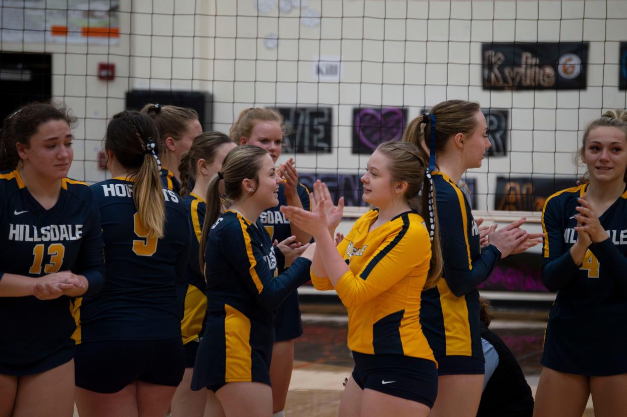 Hillsdale athletes celebrate their season and come to terms with their semifinal loss against Addison.