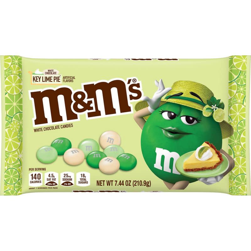 M&Ms Limited Edition White Chocolate Key Lime Pie Candy (Amazon / Amazon)