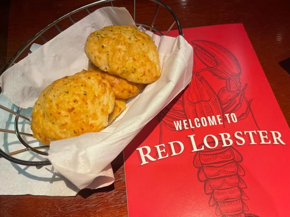 Old-bay cheddar biscuits at Red Lobster