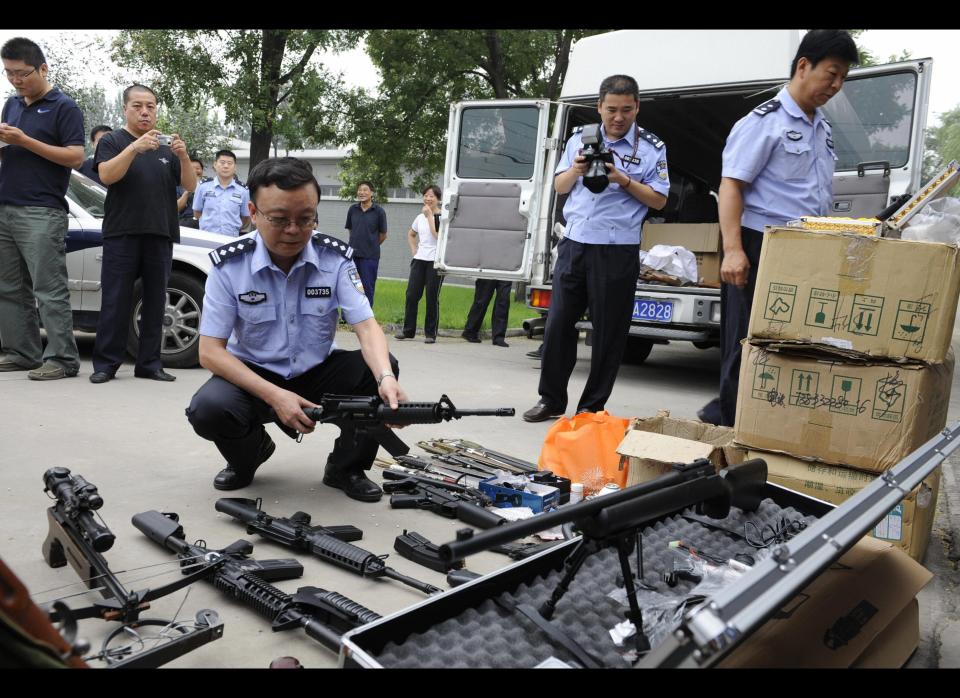 Chinese civilians are not allowed to own guns, except for hunting and protection from wildlife. Citizens can face the death penalty if caught illegally selling arms.