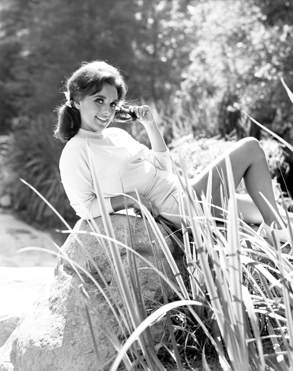 Dawn Wells portrays Mary Ann Summers in the CBS television program "Gilligan's Island." Image dated: July 15, 1965 Hollywood, CA