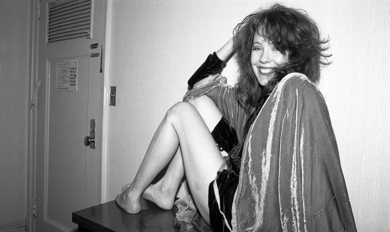 Pamela Des Barres in 1987, the year her first book was released. (Catherine McGann/Getty Images)