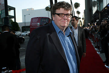 Michael Moore at the Beverly Hills premiere of The Weinstein Company's Sicko