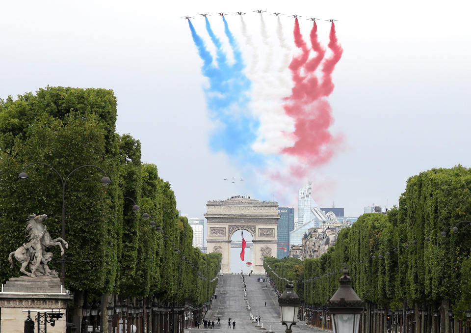 Un ciel tricolore